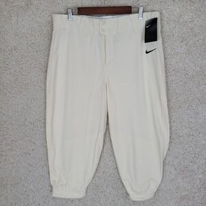 Nike Baseball Pants Men's Size XL Team‎ Vapor Select Bone/Cream BQ5400-120 NEW